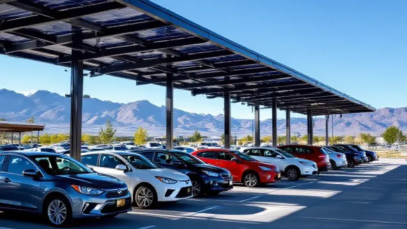 gj Airport Unveils Solar Parking | Grand Junction