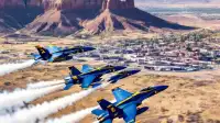 Blue Angels Arrive for Grand Junction Air Show, Mesa