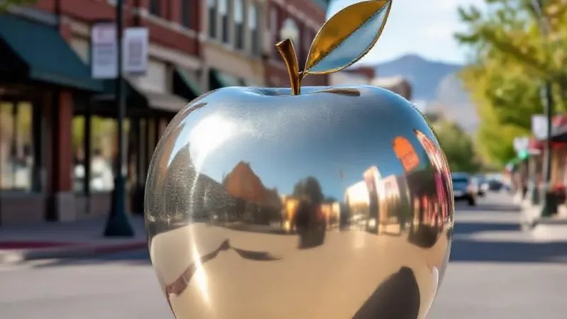 Grand Junction News: Beloved Apple Sculpture Returns